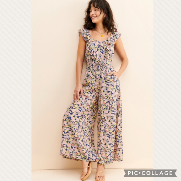 Anthropologie Yumi Kim Veronica Floral Jumpsuit - Picture 2 of 8